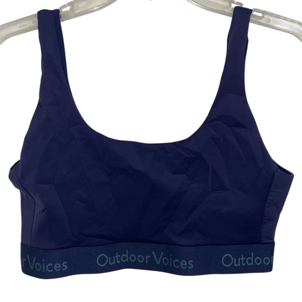 Outdoor Voices Navy Blue Performance Sports Bra size Large